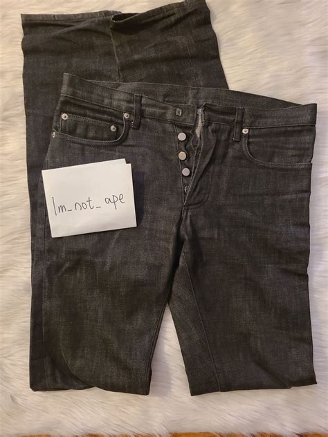 dior homme mij raw|Dior Homme: 19cm MIJ Raw jeans in most sizes, plus plenty.